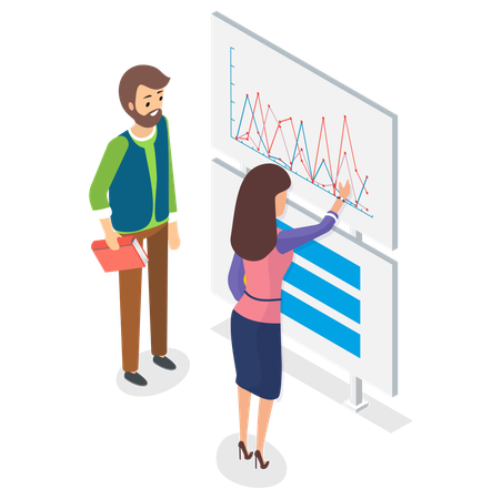 Investigación de mercado  Illustration