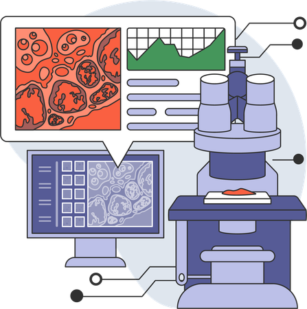 Investigación de pruebas de laboratorio  Ilustración