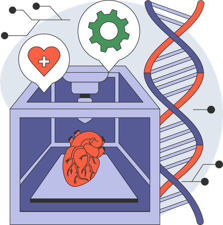 Investigación médica  Ilustración