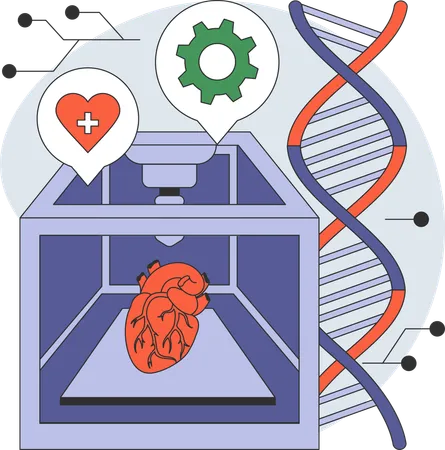 Investigación médica  Ilustración