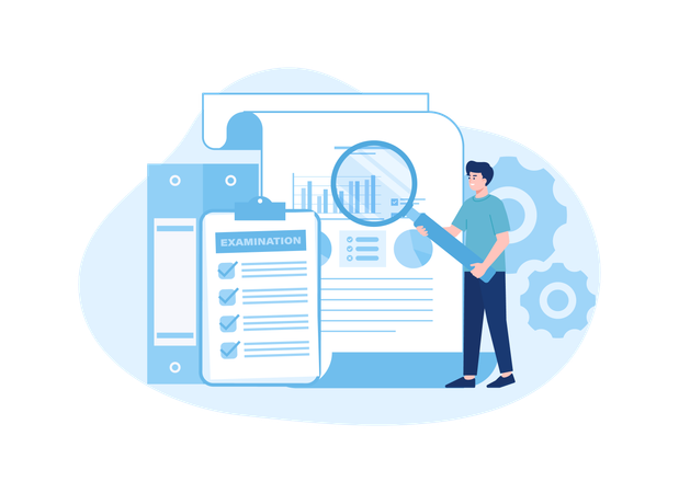 Investigate income development  Illustration