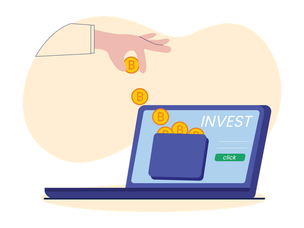 Investing in Bitcoin Illustration