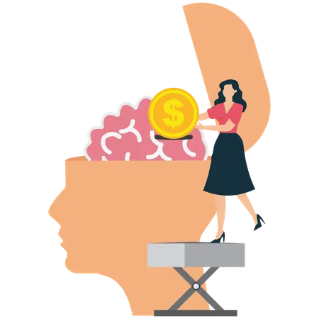 Investir dans les ressources intellectuelles pour la croissance financière  Illustration