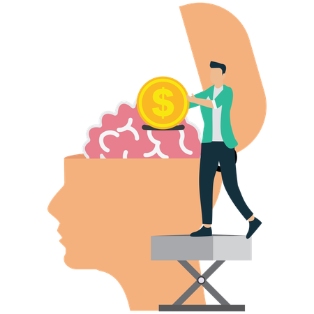 Investir dans les ressources intellectuelles pour la croissance financière  Illustration