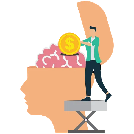 Investir dans les ressources intellectuelles pour la croissance financière  Illustration