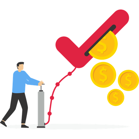 Investissement commercial mondial  Illustration