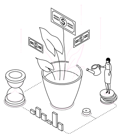 Investissement des entreprises  Illustration