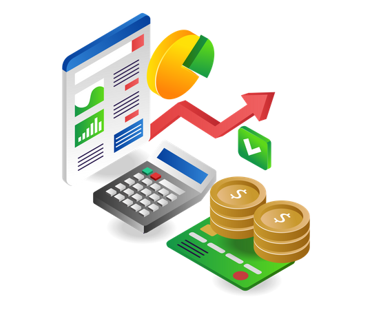 Données d'analyse financière des entreprises d'investissement  Illustration