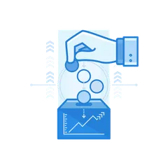 Finanzen und Geschäft Illustrationspack