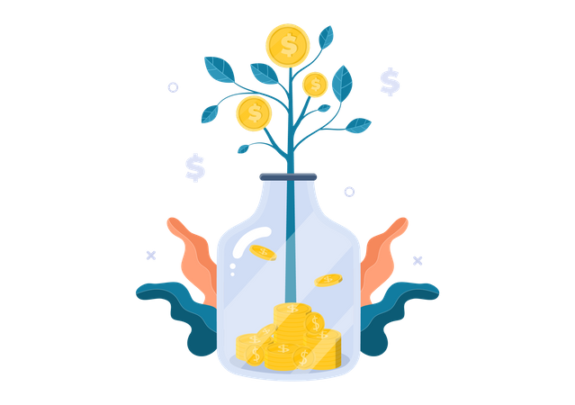 Investitionsbaum  Illustration