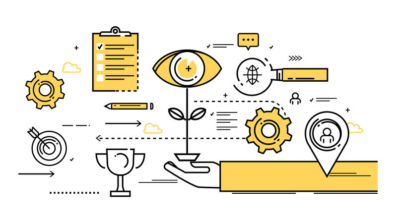 Investitionsplanung  Illustration