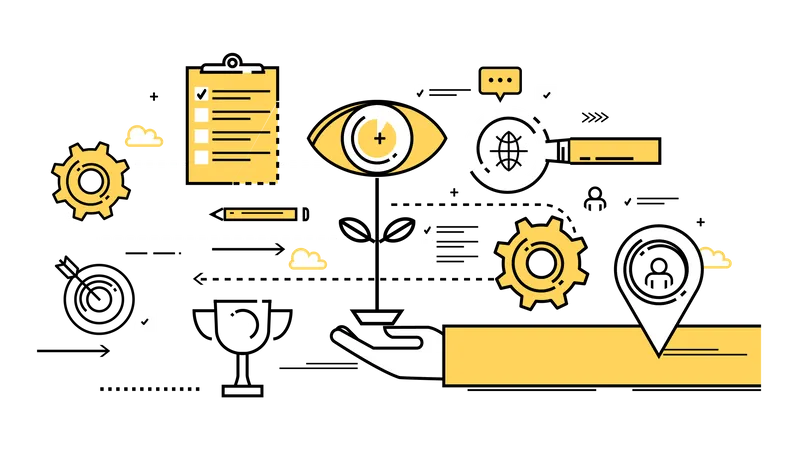 Investitionsplanung  Illustration