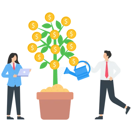 Investitionsplanung  Illustration