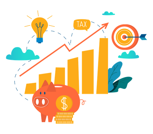 Investitionswachstum  Illustration