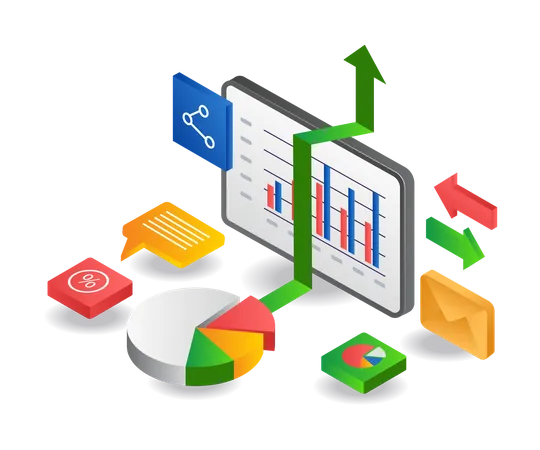 Investment analysis data  Illustration