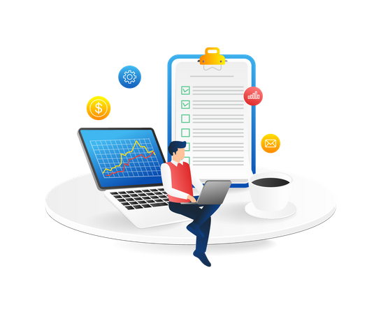 Investment analytics  Illustration