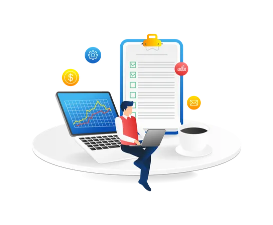 Investment analytics  Illustration