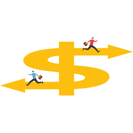 Business Strategy Investment Choice Or Option To Make Profit Select Best Earning Asset Business Competition Illustration