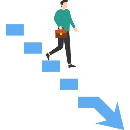 Investment economic recession  Illustration