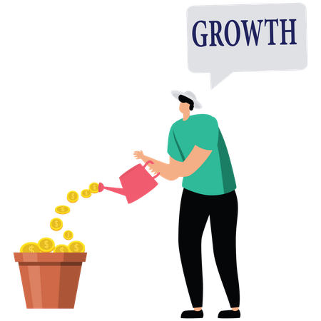 Investment growth  Illustration