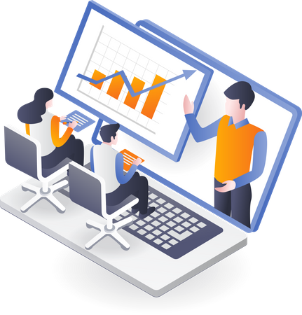 Investment growth analysis  Illustration