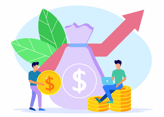 Investment growth  Illustration