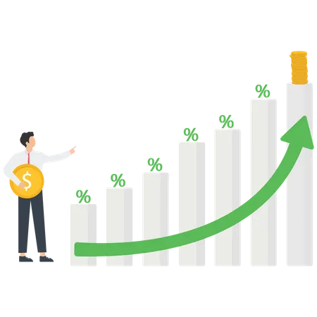 Investment growth  Illustration