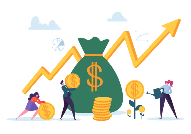 Investment growth  Illustration