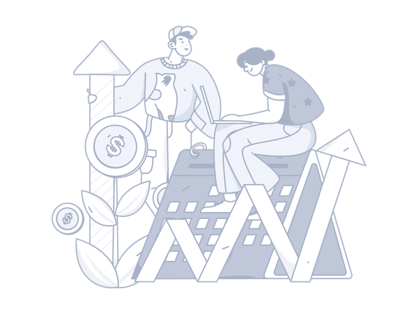 Investment growth  Illustration