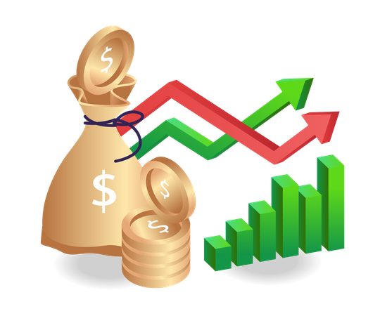 Investment growth  Illustration