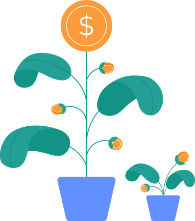 Investment growth  Illustration