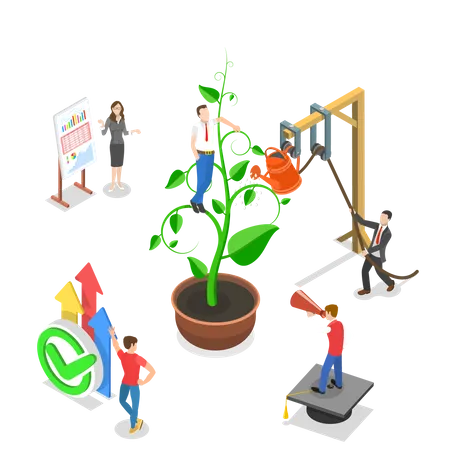 Investment growth  Illustration