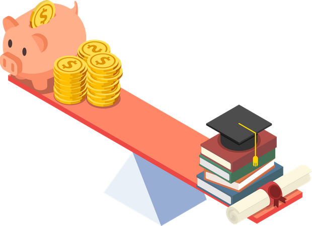 Investment in education Illustration