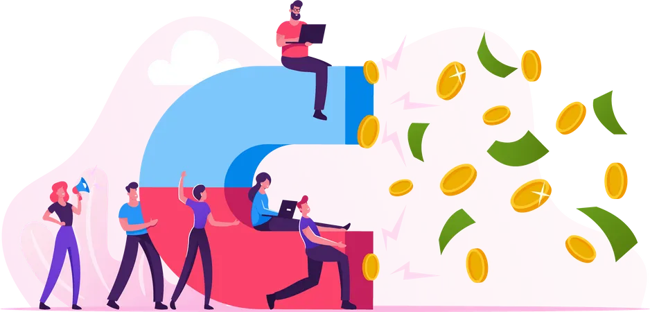 Investment Income Attraction Illustration