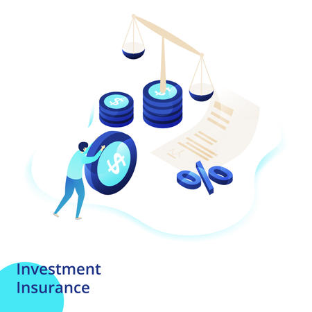 Investment Insurance Illustration