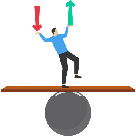 Investment loss and gain  Illustration