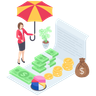 illustration for investment marketing