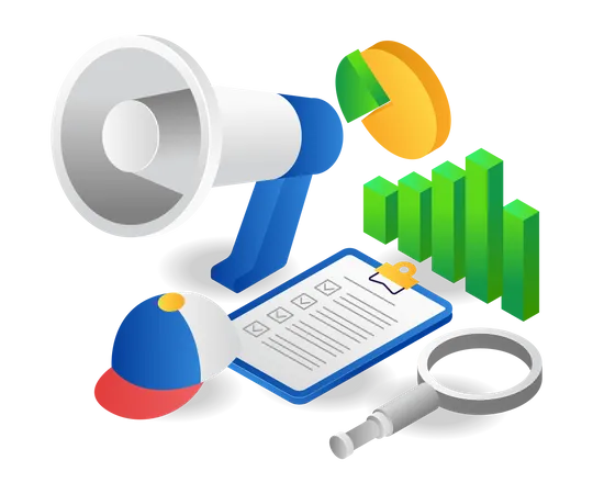 Investment-Marketing-Analyse  Illustration