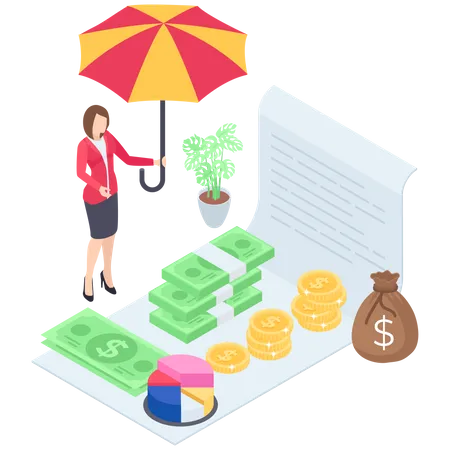 Investment Marketing  Illustration