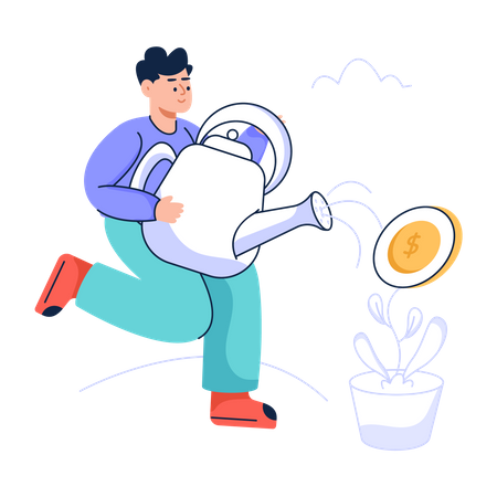 Investment plant  Illustration