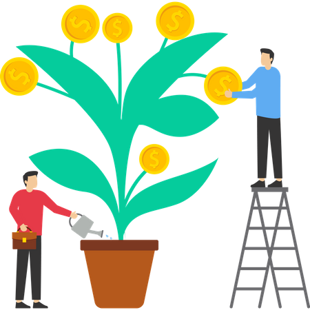 Investment plant  Illustration