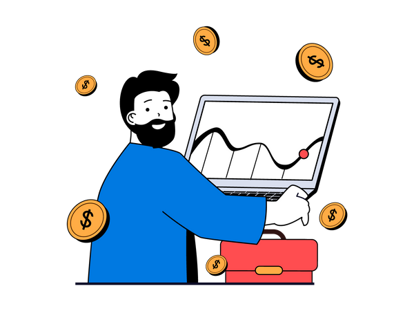 Investment profit analysis  Illustration
