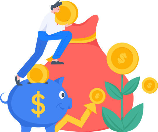 Investment profit  Illustration