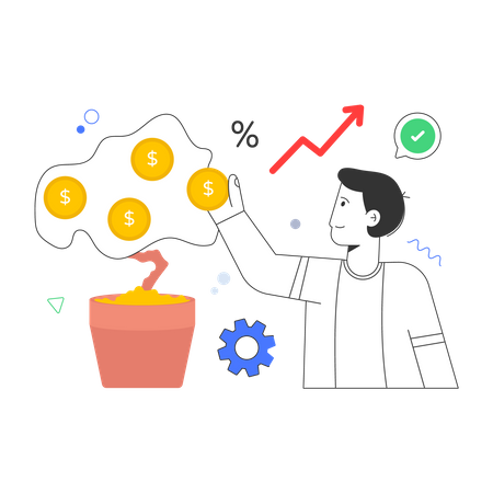 Investment Profit  Illustration