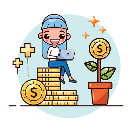 Investment Profit  Illustration