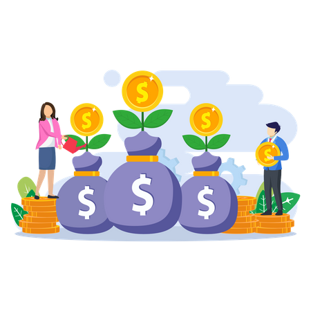 Investment Profit  Illustration