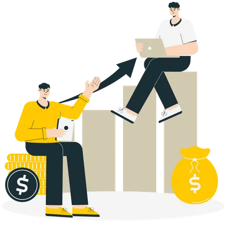 Investment Profit Percentage  Illustration