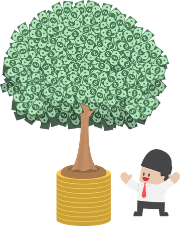 Investment profit plant  Illustration