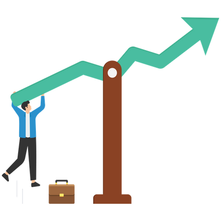 Investment stock market volatility  Illustration