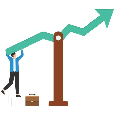 Investment stock market volatility  Illustration